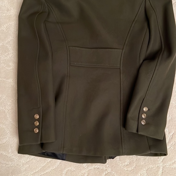 ZARA GOLD BUTTON WOOL BLEND COAT - Picture 4 of 7